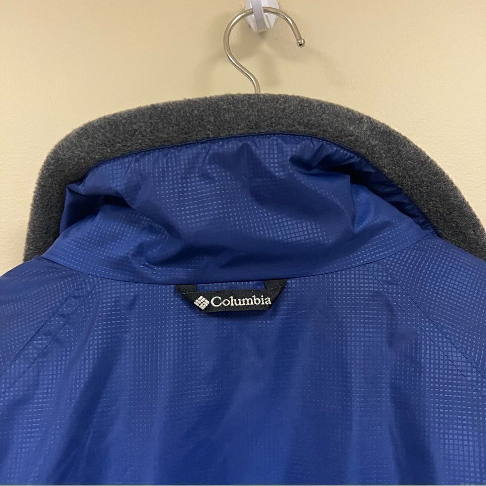 Columbia blue interchange zip up coat with fleece interior size L - Picture 8 of 10